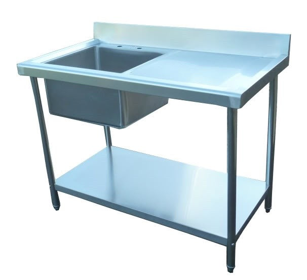 Infernus Stainless Steel Right Drainer Sink – 120cm/48″