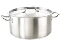 Stainless Steel Low Casserole Pot with S/S Lid 45cm/27L