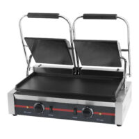 Infernus Upper/Lower Smooth Twin Panini Grill