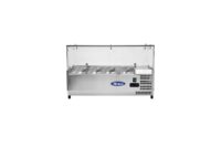 Atosa VRX Glass Screen Topping Unit – 4 x 1/3GN