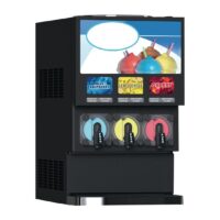 Blue Ice Triple Commercial Carbonated Slush Machine