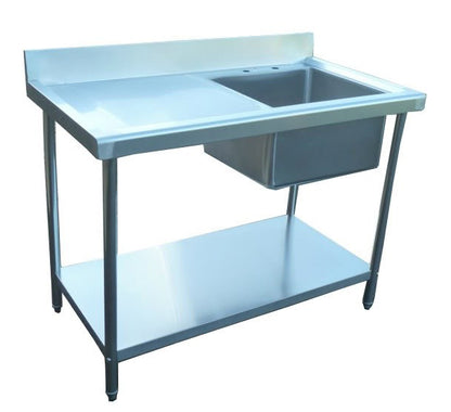 Infernus Stainless Steel Left Drainer Sink – 120cm/48″