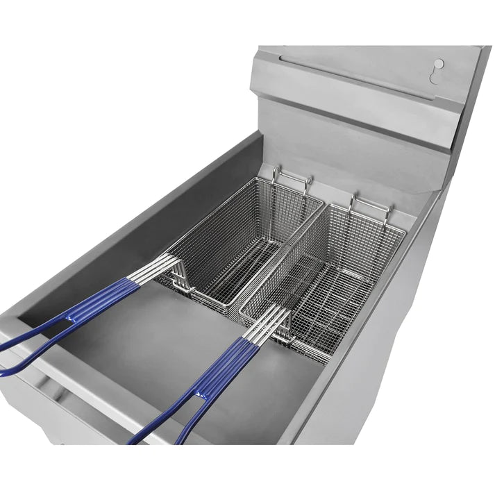 Infernus 4 Burner Single Tank Twin Basket Gas Fryer – 23 Litres