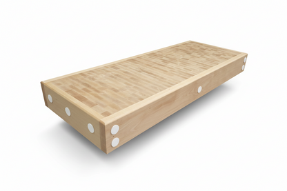 6ft by 2ft (180cm by 60cm) butcher block including stand