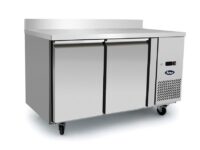 Atosa Counter Workbench  Freezer with Splashback – 2 Door