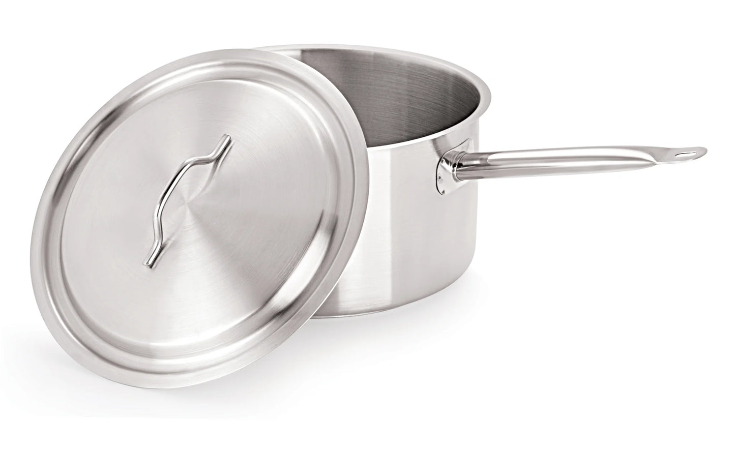 Stainless Steel Saucepan with S/S Lid 24cm/5.8L – Pack of 4