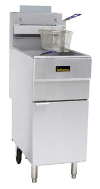 Infernus 3 Burner LPG Single Tank Twin Basket Gas Fryer – 23 Litres