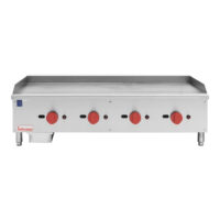 Infernus 4 Burner Heavy Duty 20mm Plate Gas Griddle – 120cm/48″
