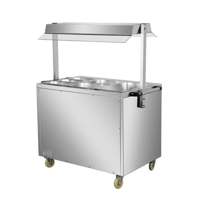 Heated Display Hot Cupboard with light 121.5cm