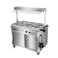Heated Display Hot Cupboard with light 121.5cm