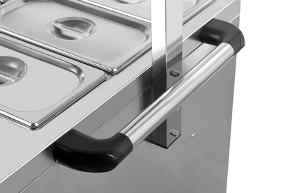 Heated Display Hot Cupboard With Light 155.5cm