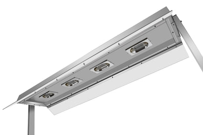 Heated Display Hot Cupboard With Light 155.5cm