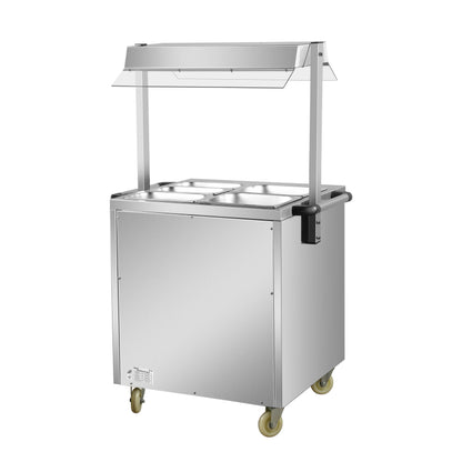 Heated Display Hot Cupboard With Light 88cm