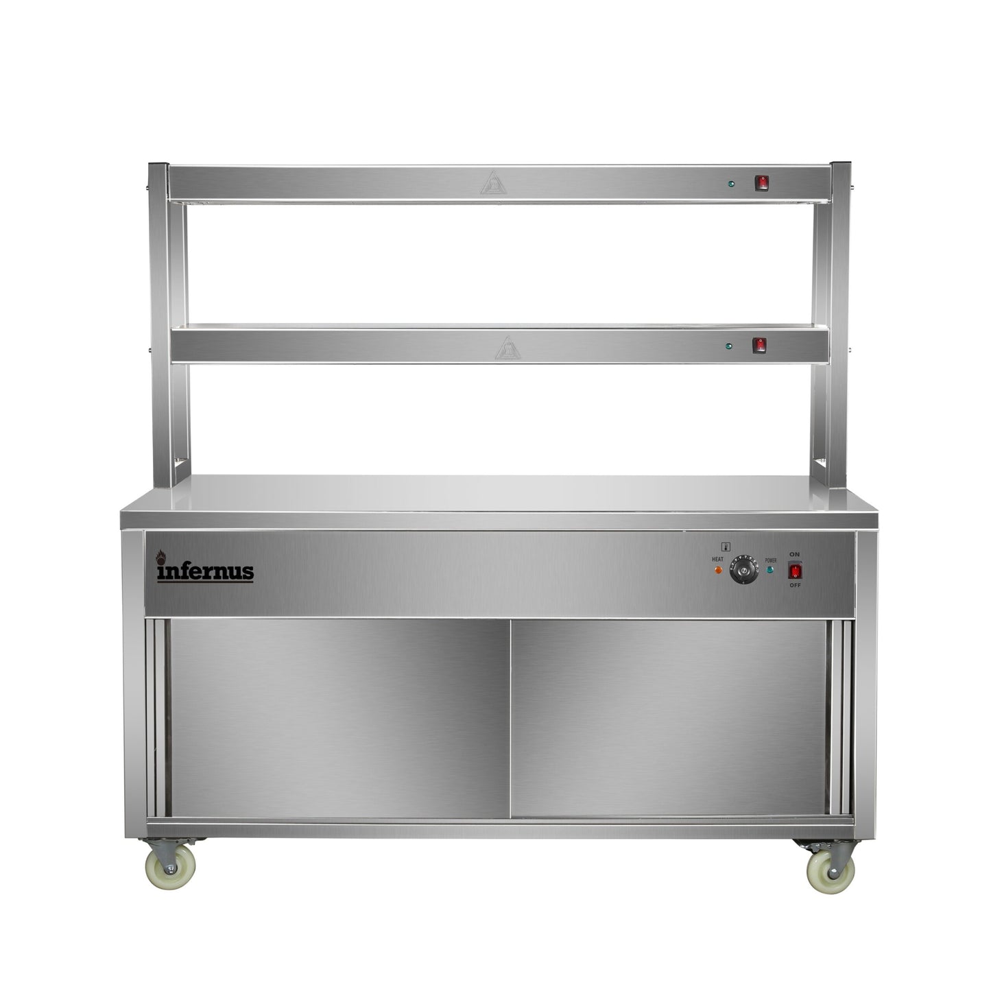 Heated Display Hot Cupboard & Gantry- 150cm