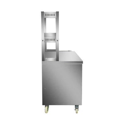 Heated Display Hot Cupboard & Gantry- 150cm