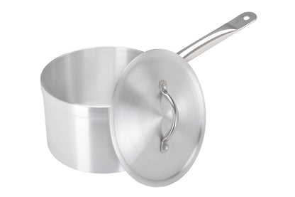 Aluminium Saucepan with Metal Handle 16cm/2L – Pack of 2