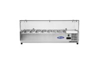 Atosa VRX Glass Screen Topping Unit – 7 x 1/4GN