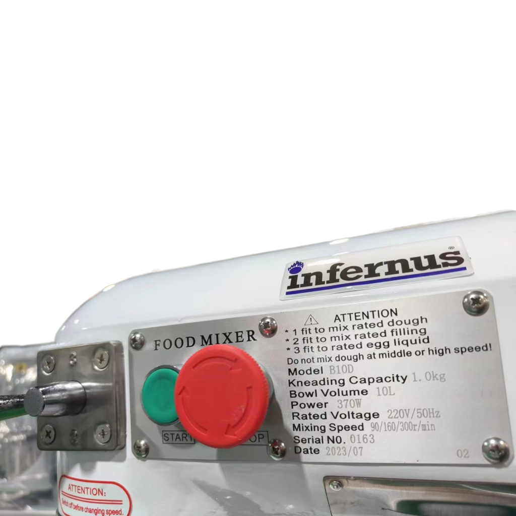 Infernus Planetary Mixer – 20 Litre