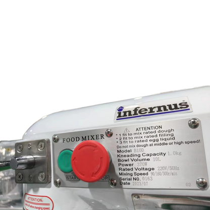 Infernus Planetary Mixer – 20 Litre