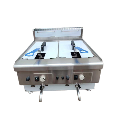Countertop Gas Fryer Twin Tank 14L x 2 LPG