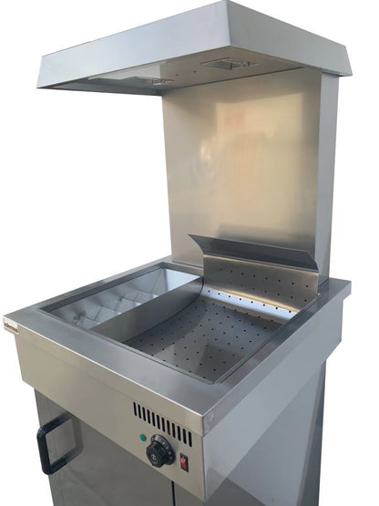 Infernus Freestanding Chip Scuttle with Bag Station