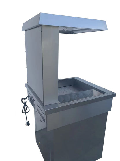 Infernus Freestanding Chip Scuttle with Bag Station