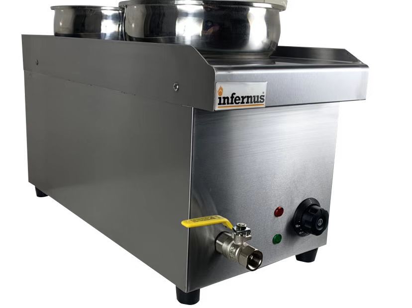 Infernus Electric Round Pot Bain Marie – 2 x 7L Pots