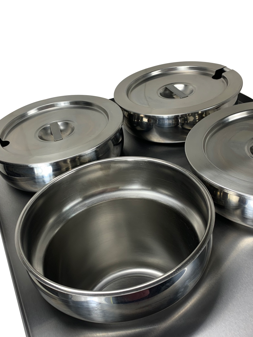 Infernus Electric Round Pot Bain Marie – 4 x 7L Pot